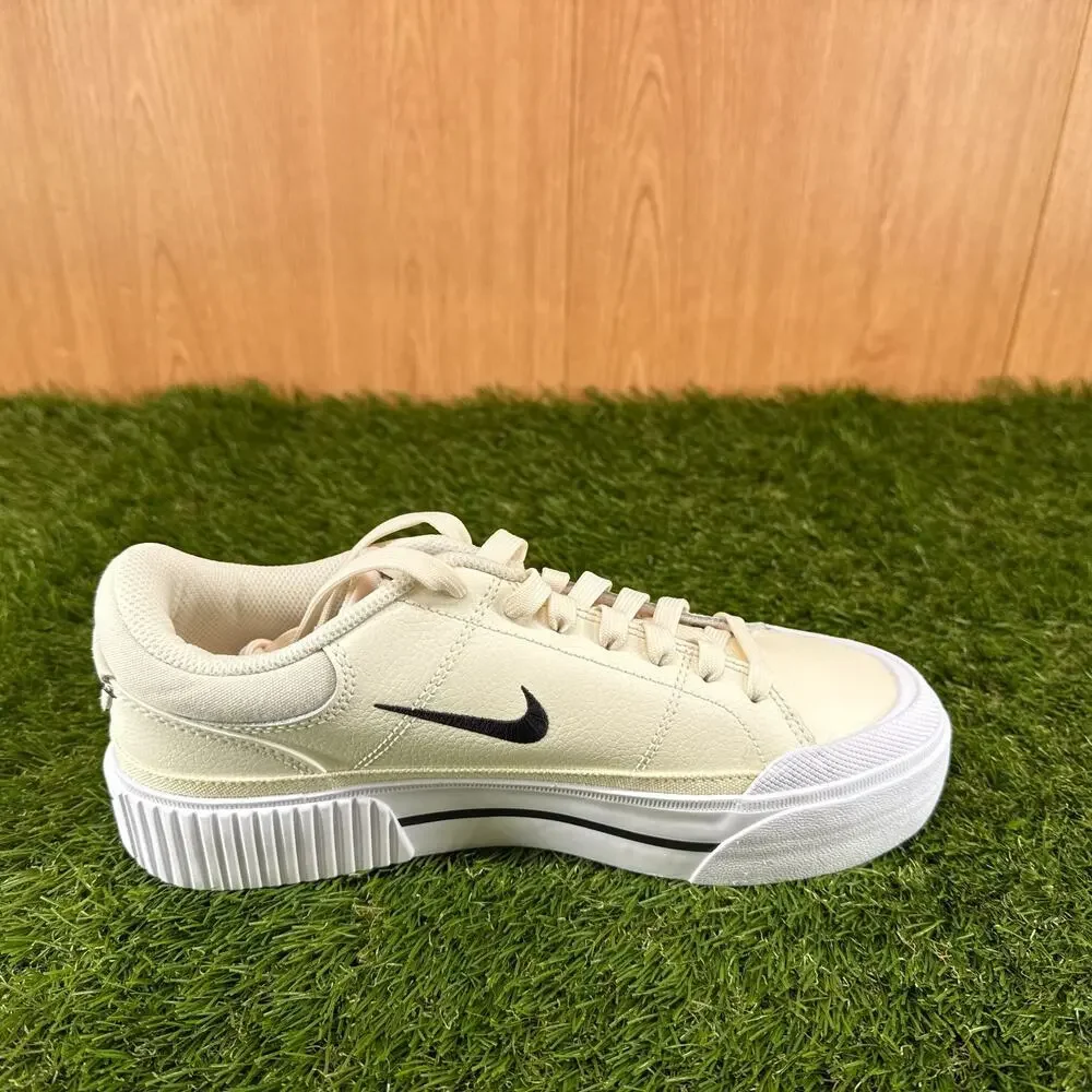 Nike Court Legacy Lift Pale Ivory FV5526-101 Women’s Size 8